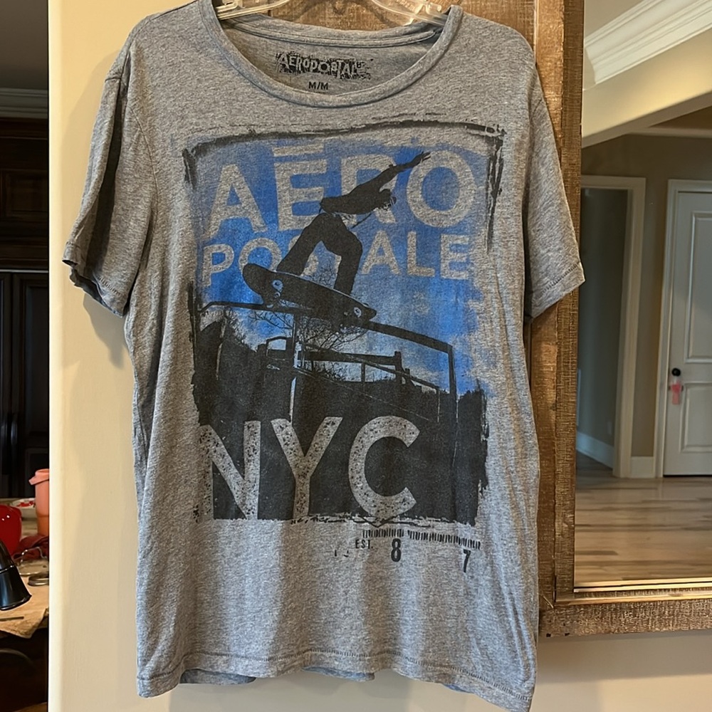 Aeropostale Gray Tshirt Short Sleeve